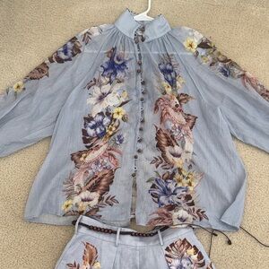 SET: Zimmerman Coco Billow blouse new